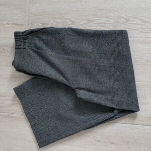 Treasure & Bond Glenn Plaid Wide Leg Trousers